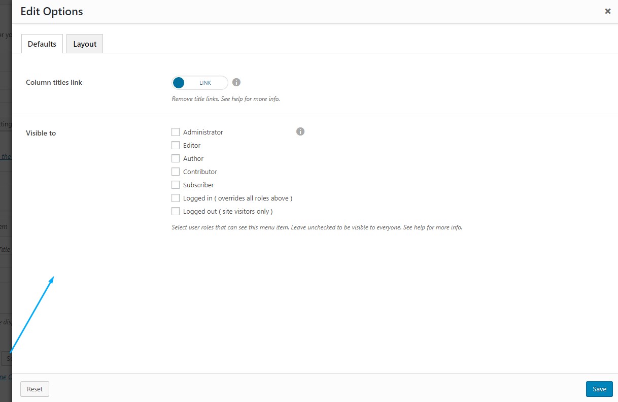 Menu Column Navigation Menu | Themezly™